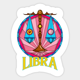 Libra Scales Zodiac Sticker